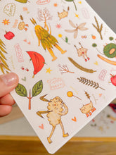 Cargar imagen en el visor de la galería, Plancha de stickers 2026 (plantas autóctonas)