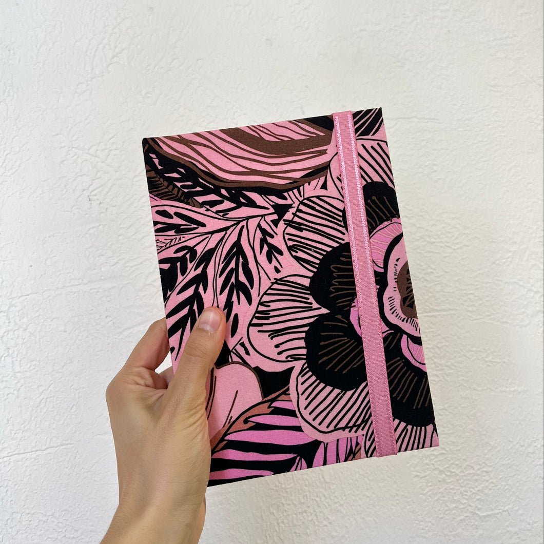 Cuaderno Negro y Rosa