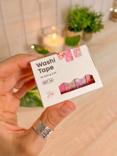 Cargar imagen en el visor de la galería, Set washi tape flores (x5)
