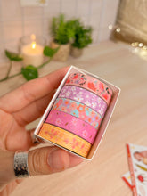 Cargar imagen en el visor de la galería, Set washi tape flores (x5)
